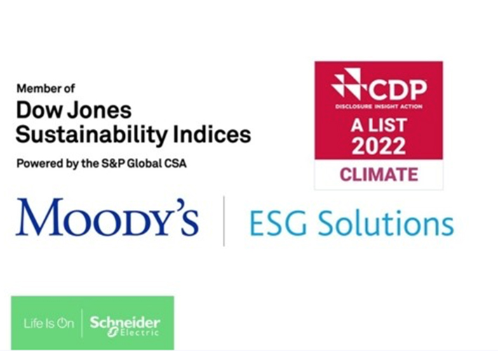 Foto Schneider Electric vuelve a obtener las mejores puntuaciones en rankings de ESG.